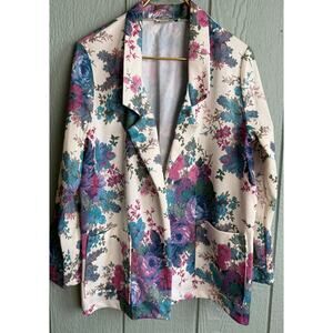 Vintage Lucky Winner Floral Blazer